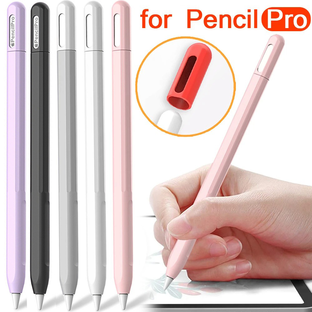 Capa Protetora De Silicone Para iPad Apple Pencil Pro 2 Generation Soft Sleeve 2
