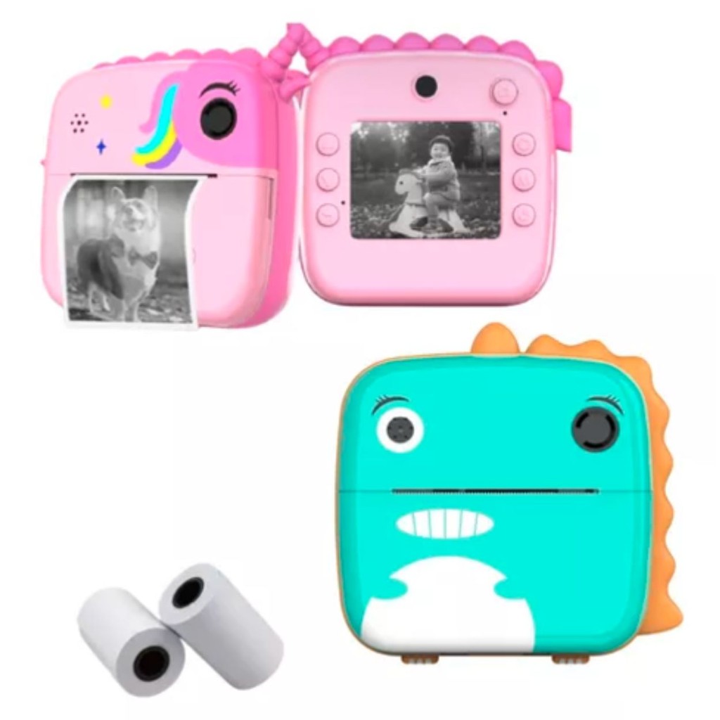 Câmera Kids com Impressão Rápida - Diversão Instantânea!