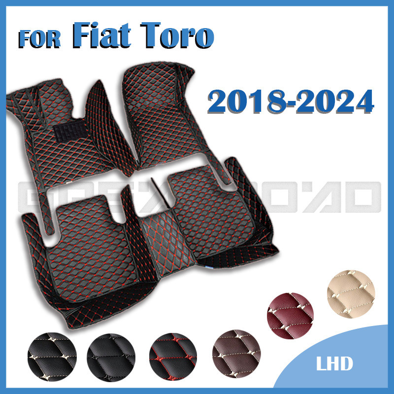 Tapetes De Carro Adequado Para Fiat Toro 2018-2024 2019 2020 2021 2022 2023 Personalizado Auto Pé Almofadas Tapete Capa