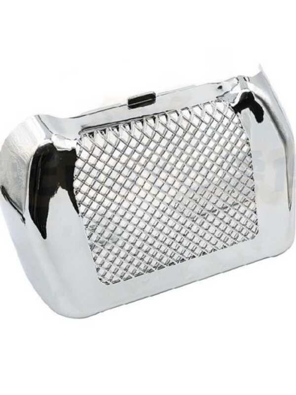 Adequado para Harley planador road King road Street deslizando 17-19 anos tampa do refrigerador de óleo guia