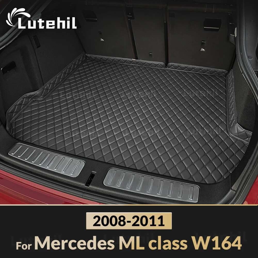 Tapete Do Porta-Malas Carro Para Mercedes-Benz ML Classe W164 2008 2009 2010 2011 Bandeja De Carga Tronco Almofadas À Pr