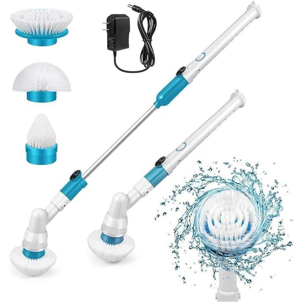 Esfregão Elétrico com Escova de Limpeza Potente Vassoura Elétrica Mop para Limpeza Eficiente em Casa