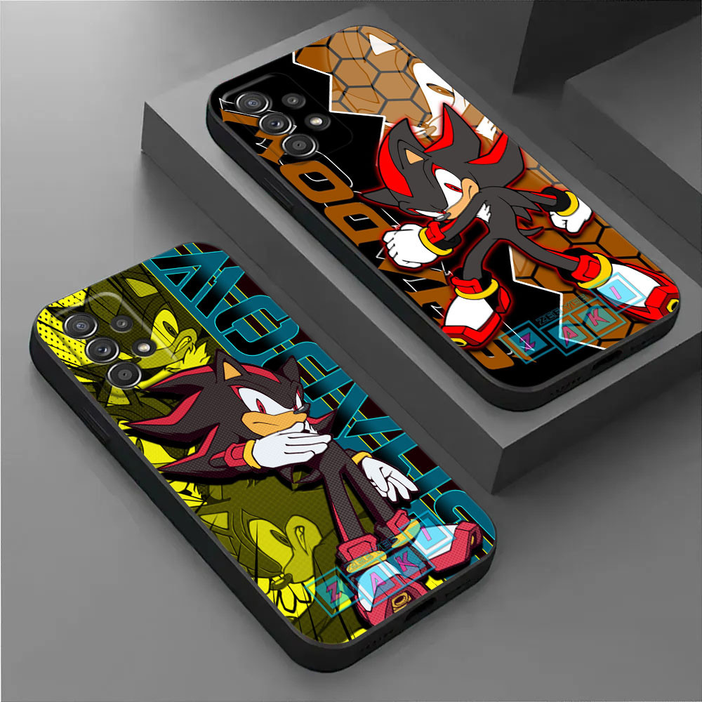 Capa Macia The Hedgehog Sonic Shadow Para Samsung Galaxy A56 5G A36 A55 A35 A72 A73 A14 A15 A16 A54 A53 A52 A32 A12 A26 