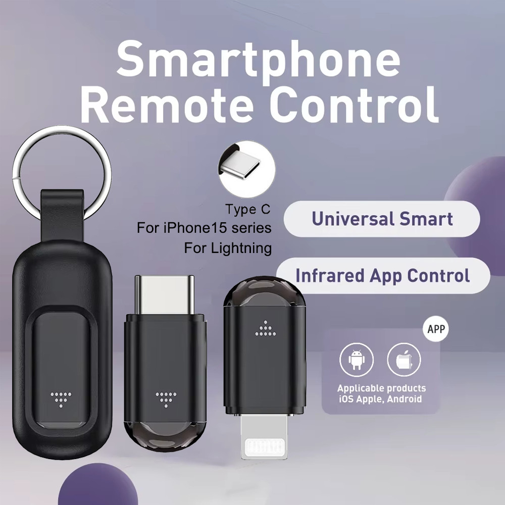 Mini Transmissor Infravermelho Adaptador De Smartphone Controle Tipo C IOS De Aplicativo Inteligente Remoto Adequado Par