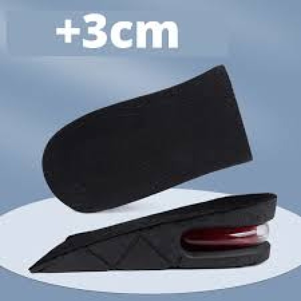 Palmilha ELEVADOR Aumente 3cm De Altura Air Max Anti Impacto Em Pvc