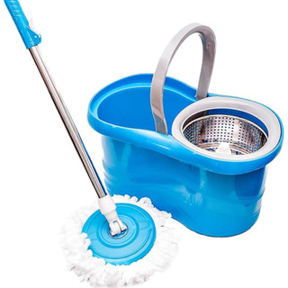 Balde Mop Limpeza 360 Giratorio Inox Esfregão Quality Mop Triangulo Giratorio Clean Tech ORIGINAL