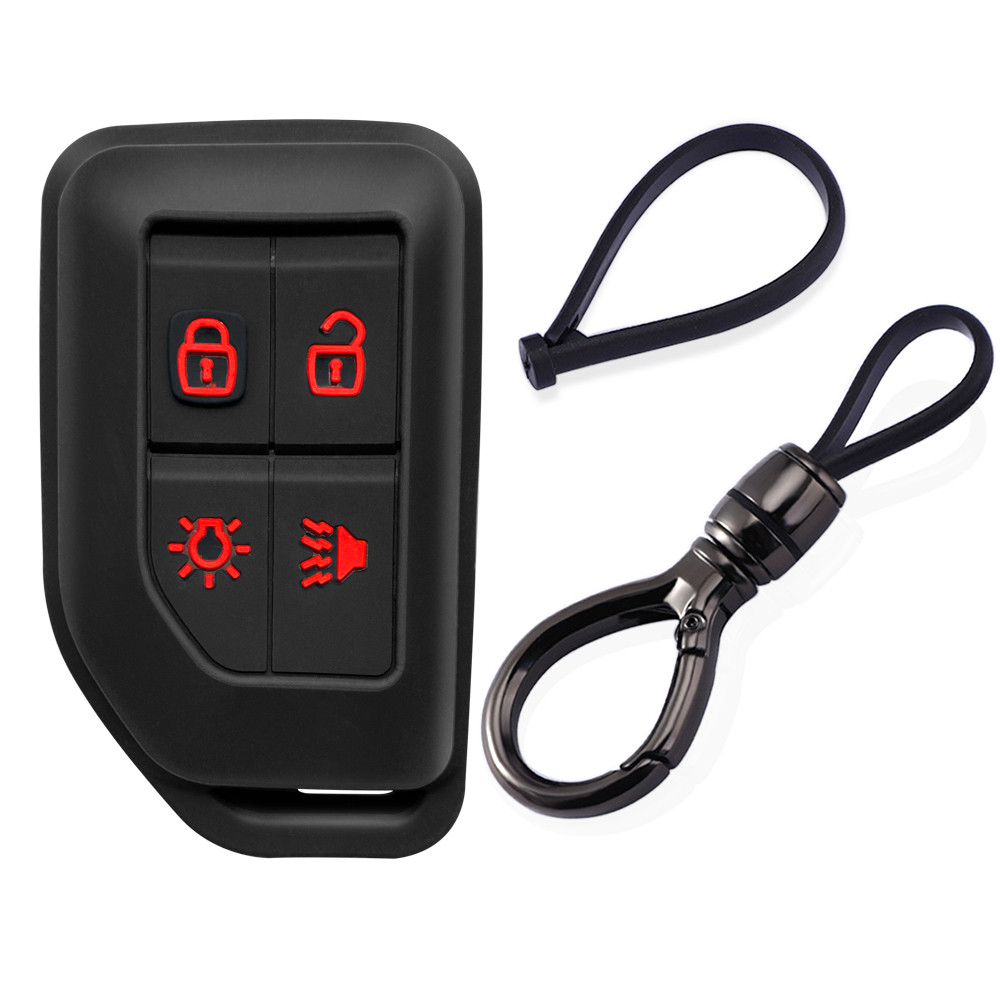 Volvo FH16 FM EVRO 6 Carga 555 Capa Chave Do Caminhão Silicone Remoto Carro Chaveiro Acessórios Protetor Titular