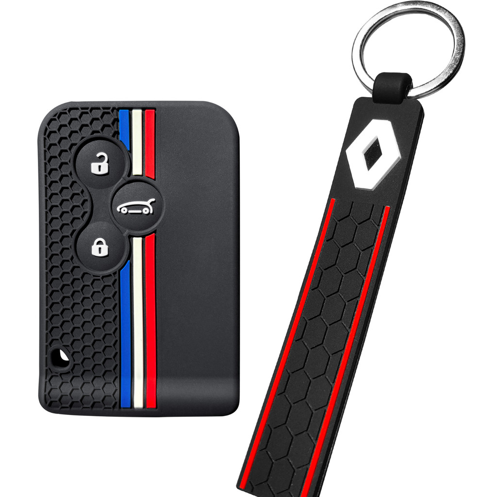 Renault Clio Logan Megane 2 3 Capa Para Chaves Koleos Scenic Região 2 Cenário Stage Honder Soft 3 Botões Chave De Silico em Oferta na Shopee