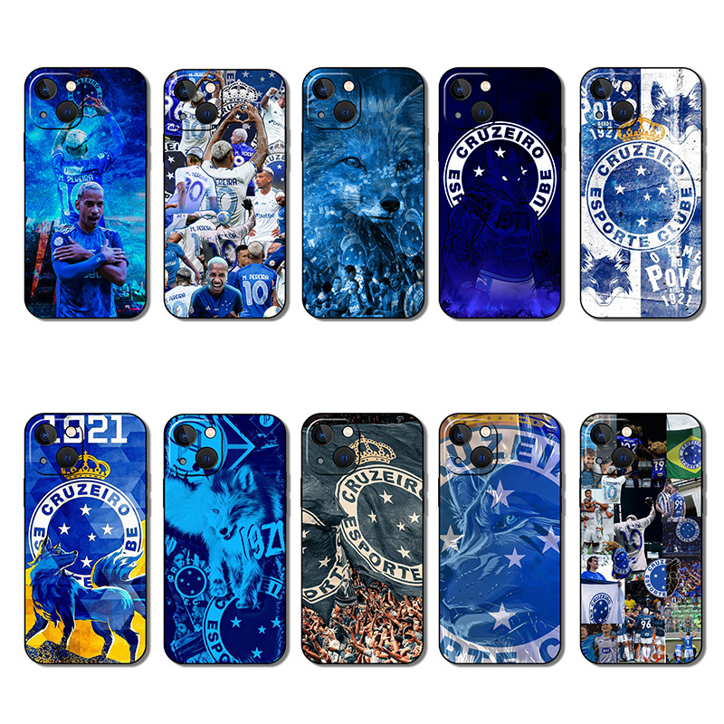 iPhone 13 14 15 Plus KS19 Cruzeiro Esporte Clube trendingrees Capa De Telefone TPU Macia Protetora anti-Queda