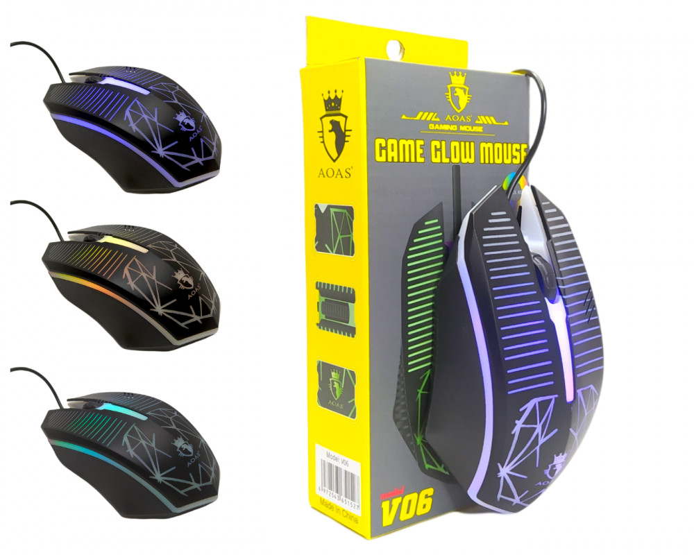 Mouse Gamer RGB LED USB: Estilo e Precisão