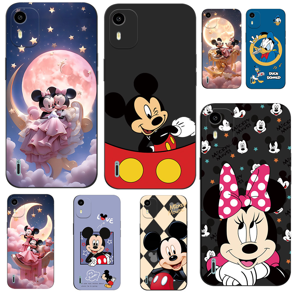 Capinha Personalizada Nokia C12 4G Capinha Kawaii Capinha Mickey Capinha Minnie Capinha Coquette @10026