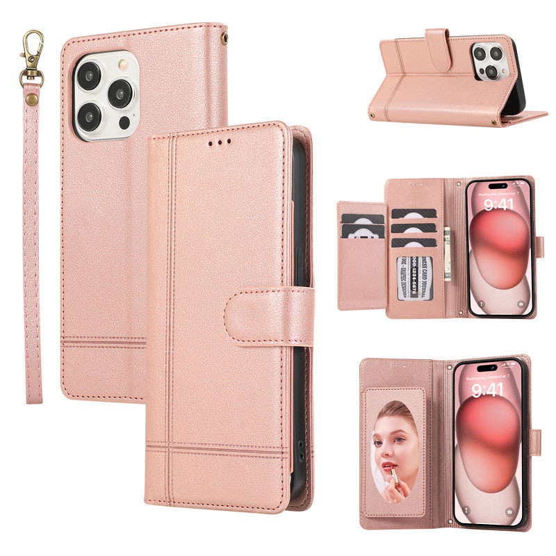 Capa Flip Espelhada Para Samsung Galaxy A08 A07 A06 A18 A17 A16 A15 A14 A27 A57 A37 A56 A36 A26 A54 A55 Linha Feminina E