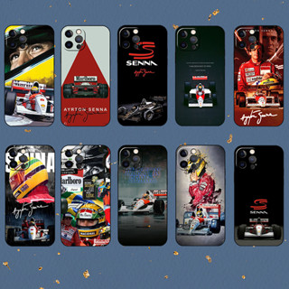 Impressão De Moda Para iPhone SE X XR XS Max 11 Pro Ayrton Senna Capa De Telefone TPU Preta Macia em Oferta na Shopee