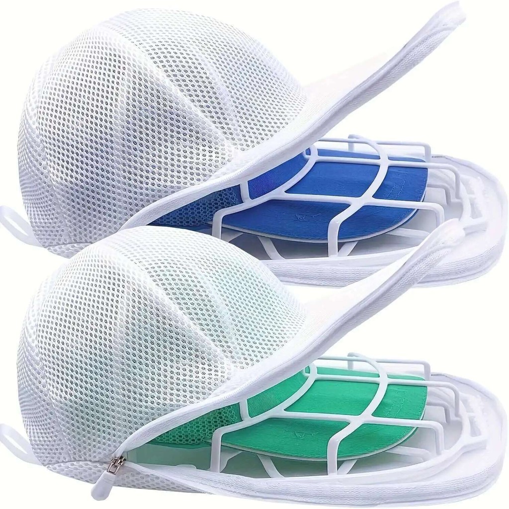 Gaiola Para Limpeza De Chapéus Máquina De Lavar , Limpador Com Bolsa De Malha Boné De Beisebol em Oferta na Shopee