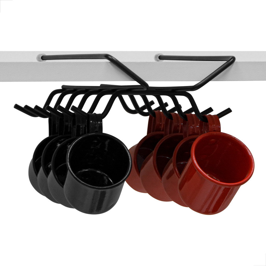 Suporte Suspenso Para 12 Xícaras Preto em Oferta na Shopee
