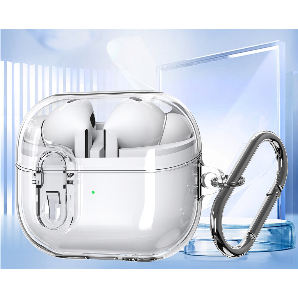 Capa Transparente Anti-Queda Para Fone De Ouvido , Samsung Galaxy Buds 3/Pro Com
