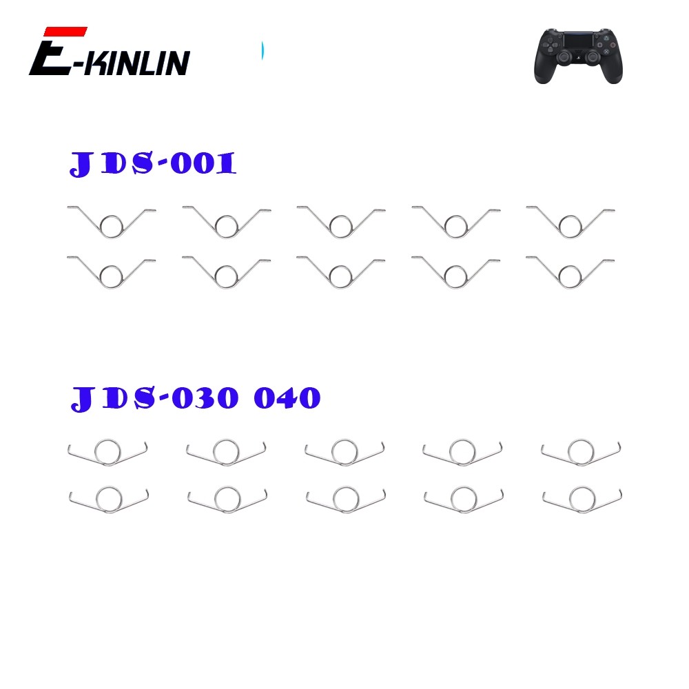 10 Peças R2 L2 Botões De Gatilho Molas JDS 001 011 030 040 Para Sony Playstation 4 PS4 Dualshock