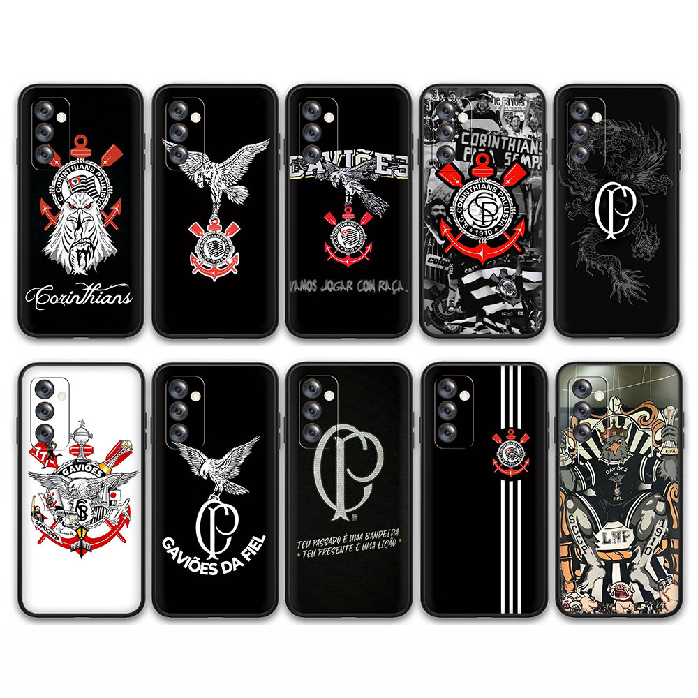 Motorola Moto E13 E20 E22 E22i G23 G52 G82 G53 G73 5G B4P2 Corinthians Capa Macia De Telefone em Oferta na Shopee