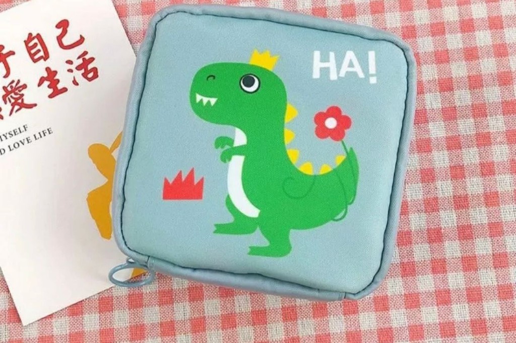 PORTA ABSORVENTE ORGANIZADOR DE BOLSA AZUL