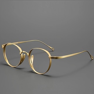 Óculos De Bloqueio De Luz Azul Com Armação De Titânio Inspirado Em Vintage Para Homens E Mulheres-Design Leve , Formato 