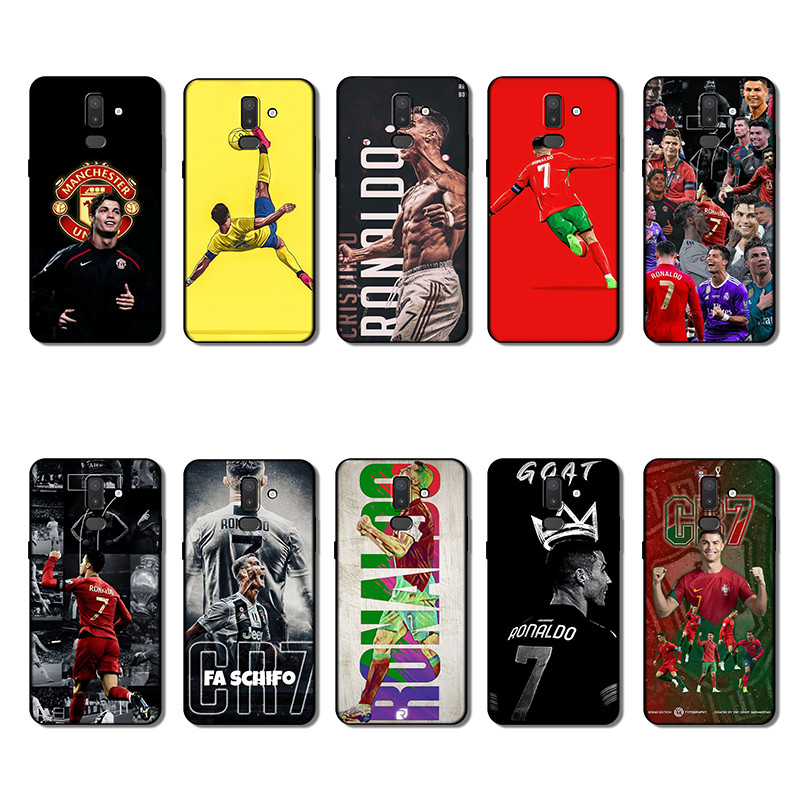Samsung A6 A8 Plus J6 J8 J7 Pro Prime KS17 cr7 cristiano ronaldo Capa Protetora Do Telefone Móvel Caso Macio