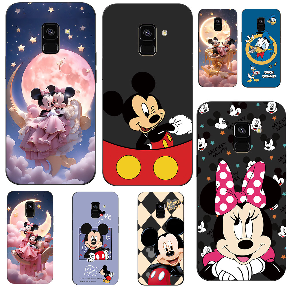 Capinha Personalizada Samsung Galaxy A8 / A8 Plus 2018 Capinha Kawaii Capinha Mickey Capinha Minnie @10026