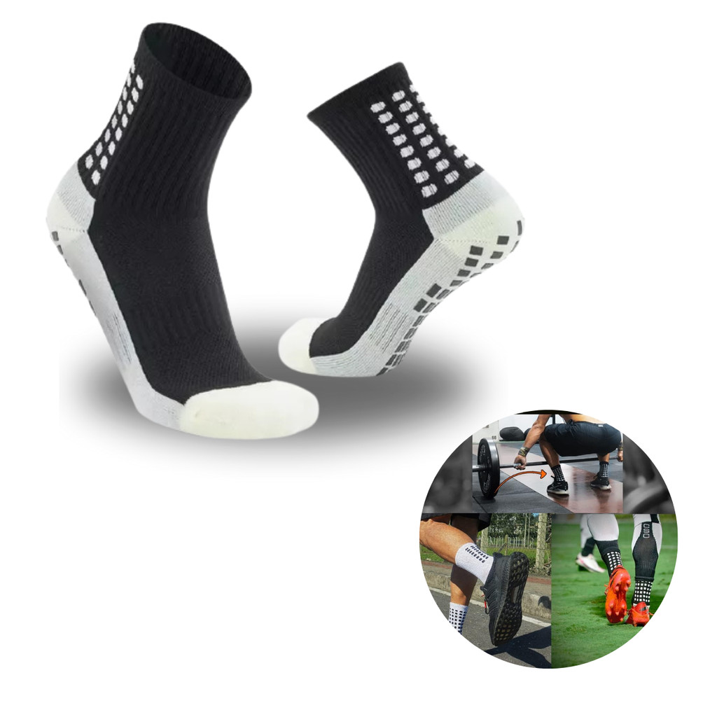 Meia Esportiva Antiderrapante Tipo Pro Soccer Trusox Alta Qualidade Conforto Ideal para Jogadores