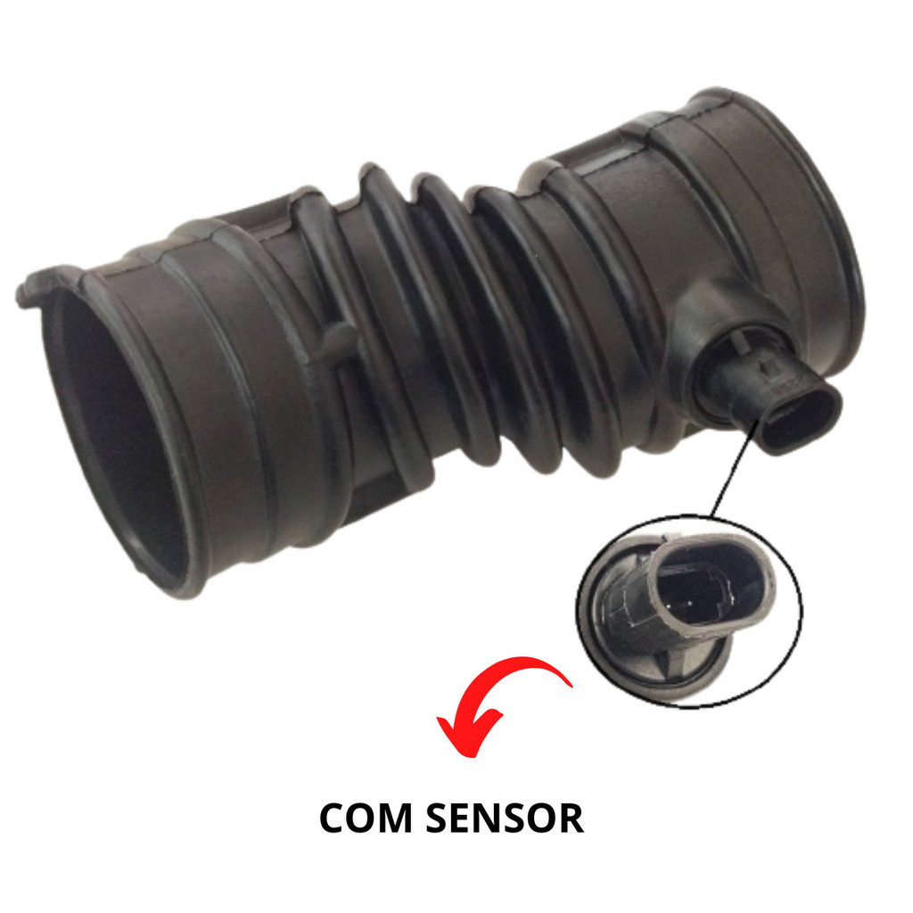 Mangueira de Ar Compatível GM Corsa - Filtro de Ar para PICK UP 1.6 MPFI com Sensor Inclusa