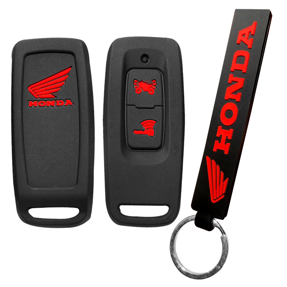 HONDA Motocicleta PCX160 PCX125 PCX 160 125 Forza 350 2024 Porta-Chaves Acessórios Chaveiros Shell Silicone Chave Caso C