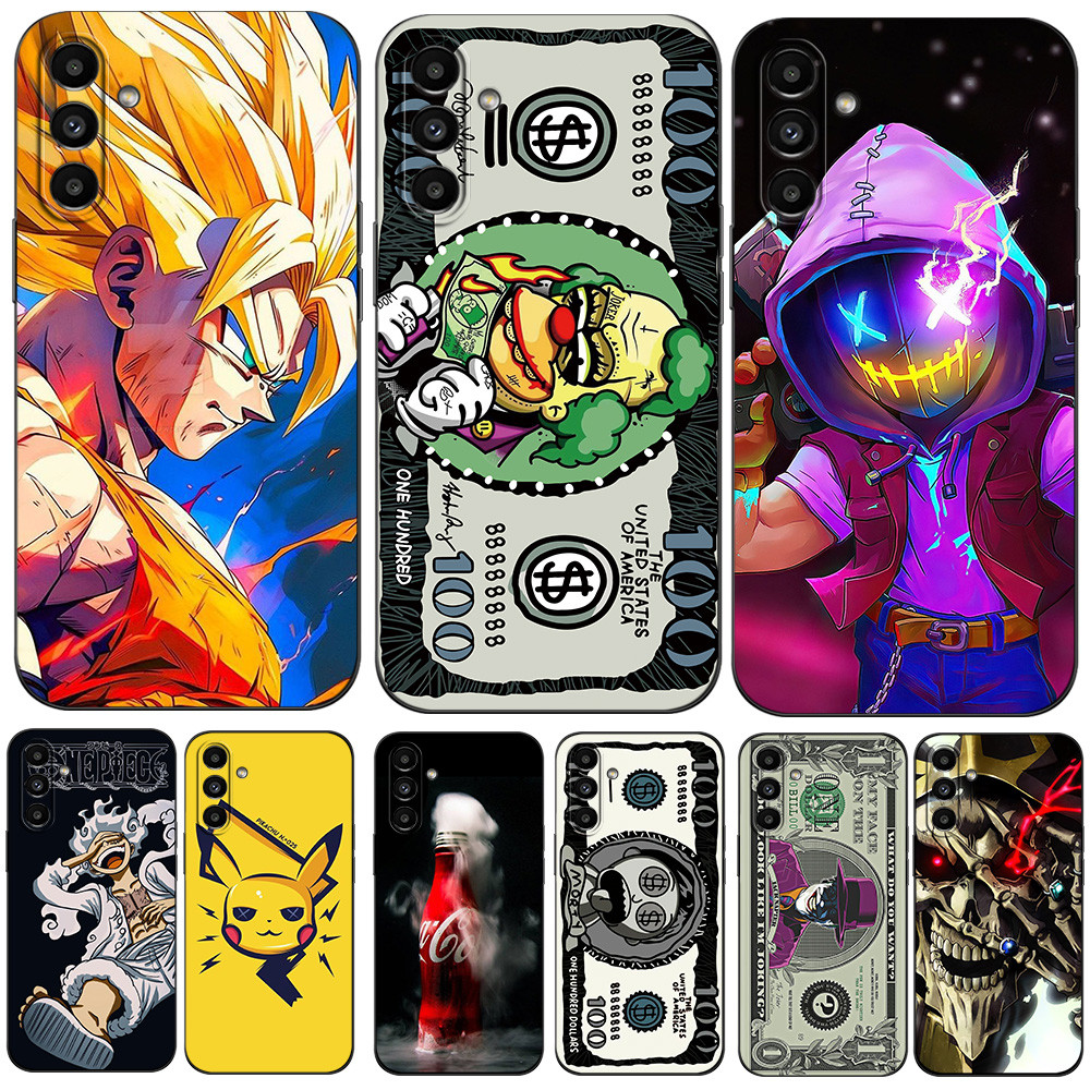 Para Samsung Galaxy A36 A26 A56 5G Caso Capa De Silicone Preto tpu Moeda De Ouro Dólar Dinheiro Estrelas Famosas dragon em Oferta na Shopee