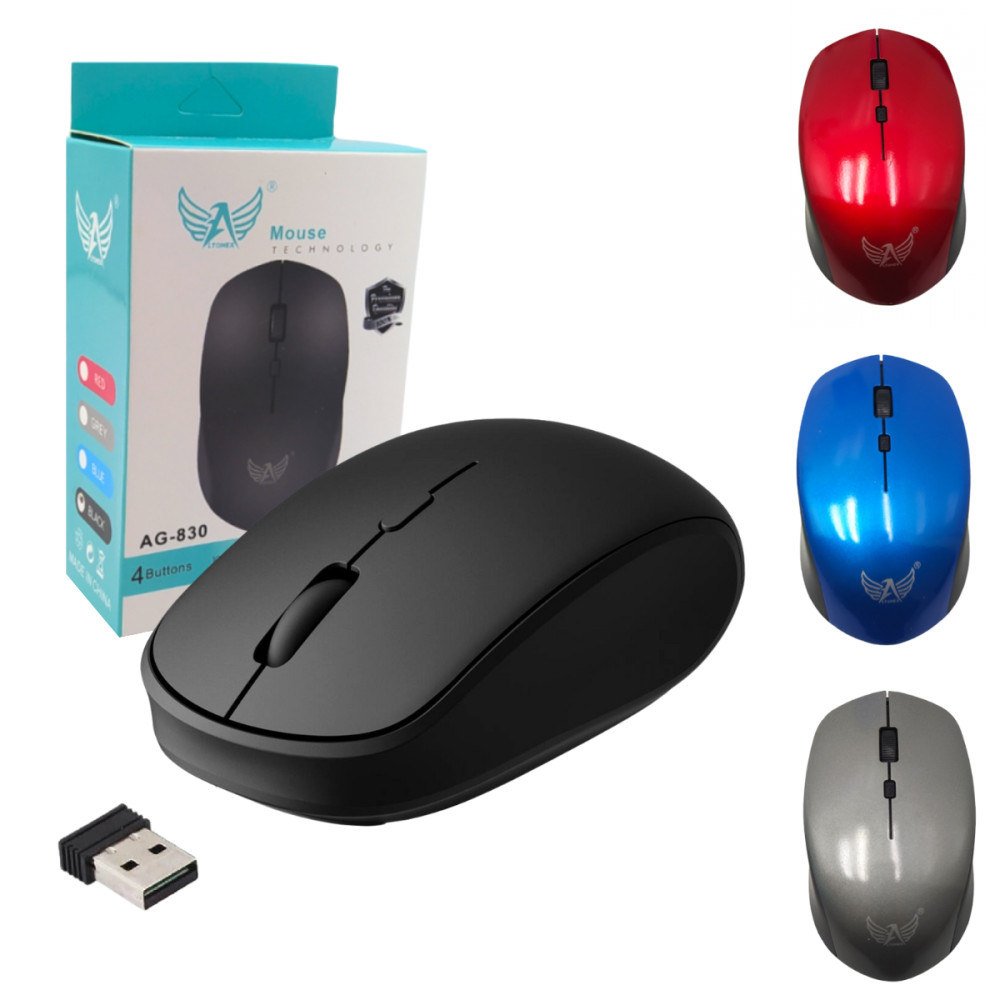 Mouse Wireless 1600dpi Altomex AG-830 Sem Fio