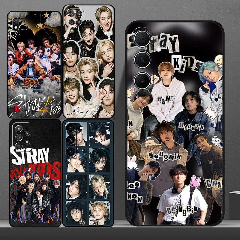 Para Samsung Galaxy A11 A12 A13 A14 A15 A16 A20 A20S A21 A21S A22 A22S A23 A24 A30 A30S A31 ES32 Stray Kids Câmera Prote