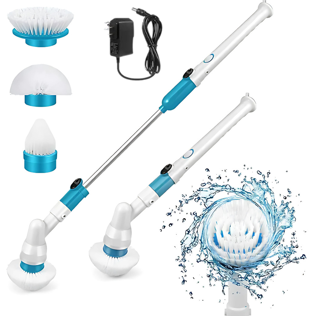 Esfregão Elétrico Spin Scrubber: Limpa Tudo, Fácil e Rápido