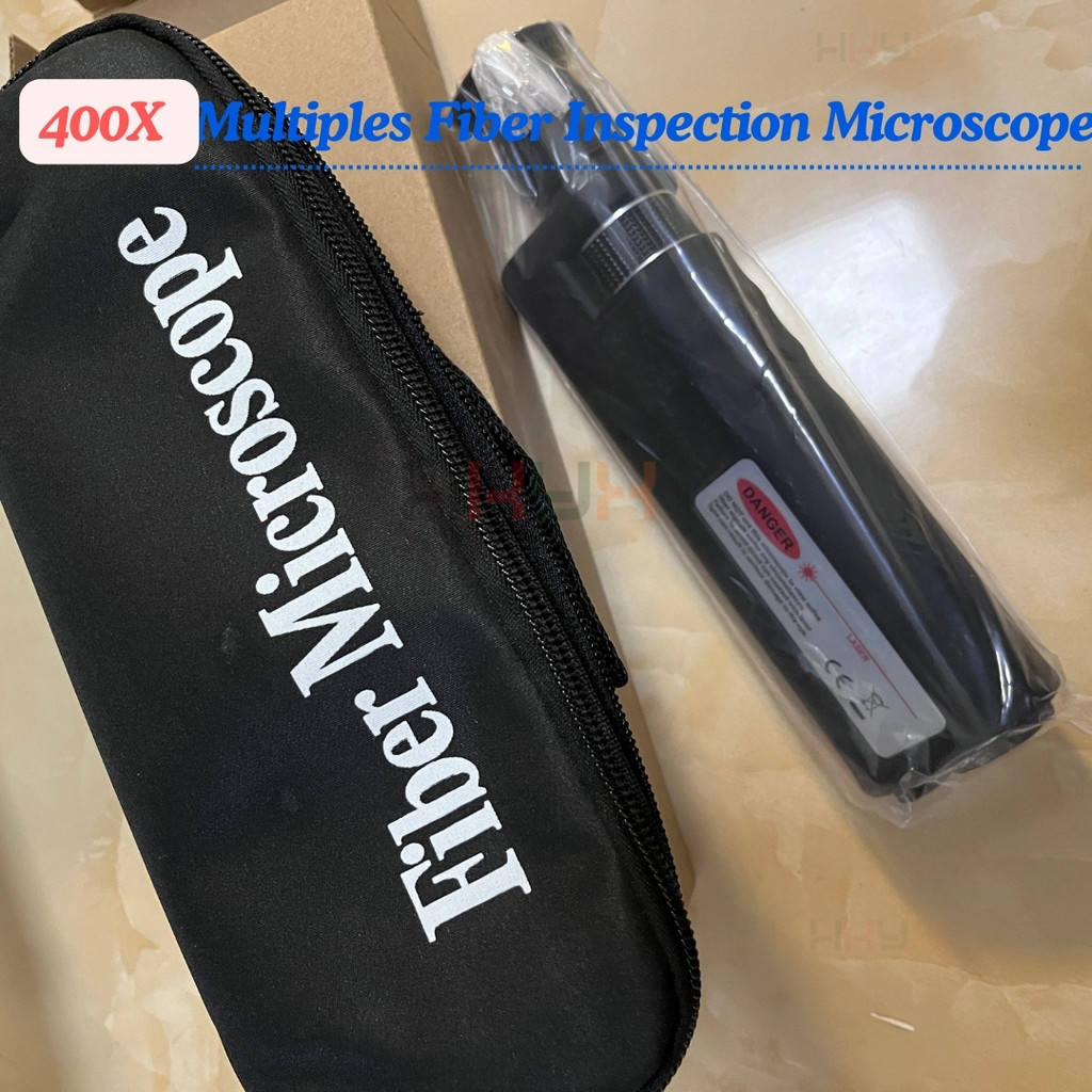 Microscópio De Inspeção Múltiplo 200/400X , Portátil , Fibra Óptica , Lupa Facial , 2.5Mm (SC/FC/ST)/1.25Mm (LC) , Adapt