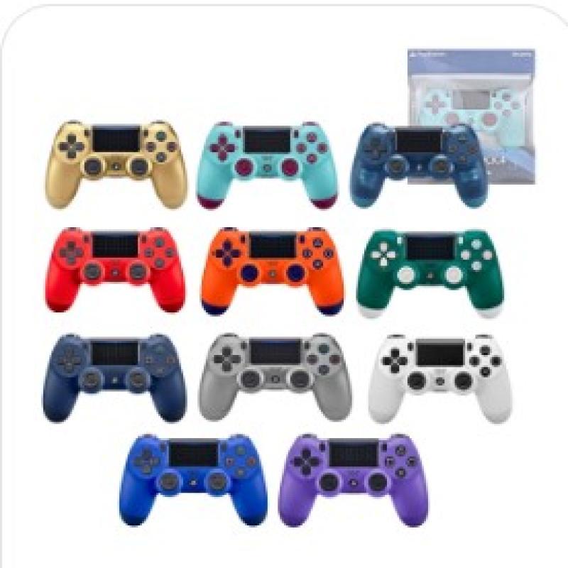 Controle Gamer Com Vibração Doubleshock Bluetooth Compatível com PS4 T&Z D3-B Color