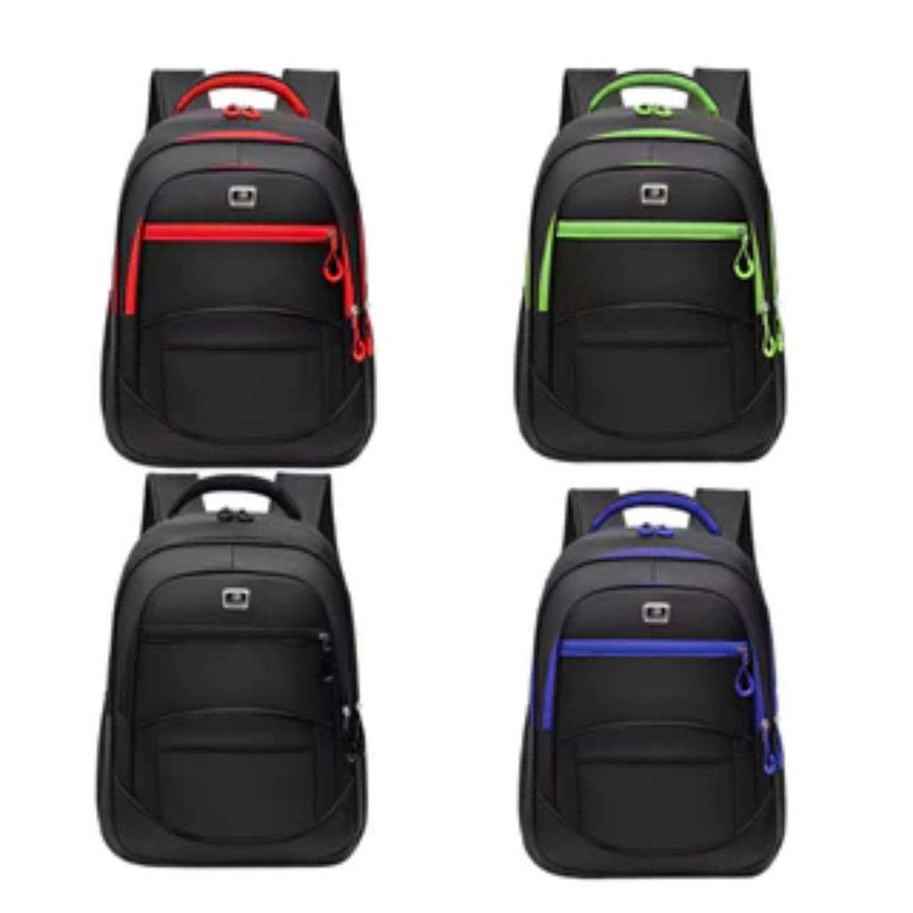 Mochila Reforcada Notebook Impermeavel Ziper Colorido Materi