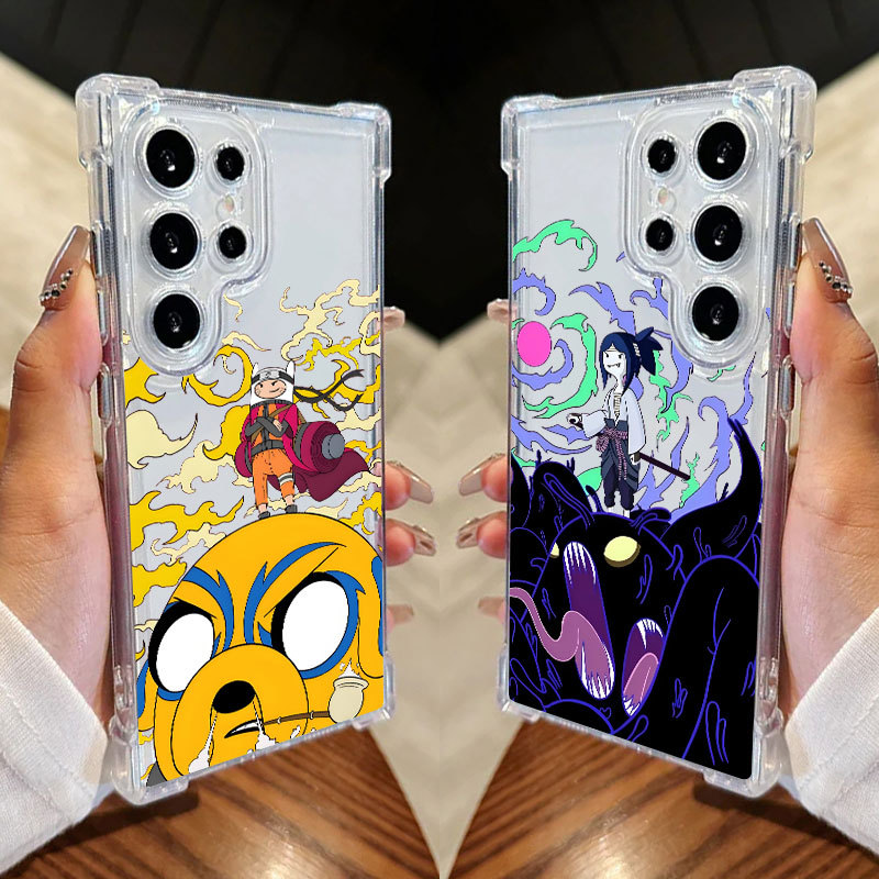 Tempo De Aventura Arte Cosplay Narotu Anime Capa Para Samsung S25 Ultra S24 FE S23 Plus S20 S25 S22 S21 S25EDGE A56 A36 Tran