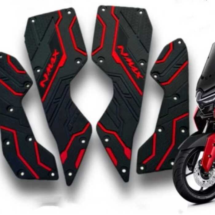 Almofada de pé dedicada Yamaha Nmax Neo Turbo Techmax, Material de borracha de alta qualidade, forte Anti