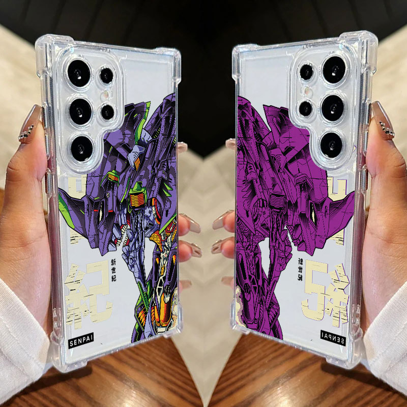 Quente Neon Genesis Evangelion EVA Filme Caso Para Samsung S25 Ultra S24 FE S23 Plus S20 S25 S22 S21 S25EDGE A56 A36 Capa T