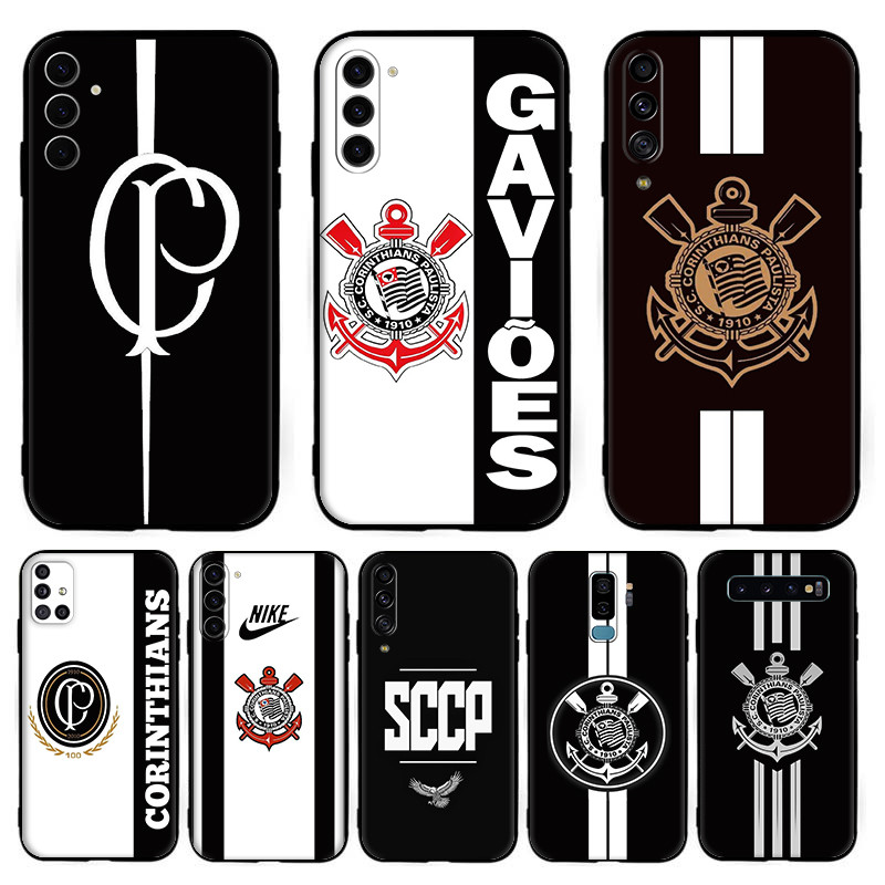 Capa De Celular Personalizada Do Corinthians Para Samsung A32 A33 A34 A35 A50 A50S A30S A51 A52 A52S A53 A54 TPU Macia D