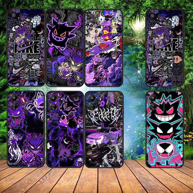 Capa De Telefone Preta Macia Samsung S9 plus 10 lite s10 10E S22 S22ultra gengar