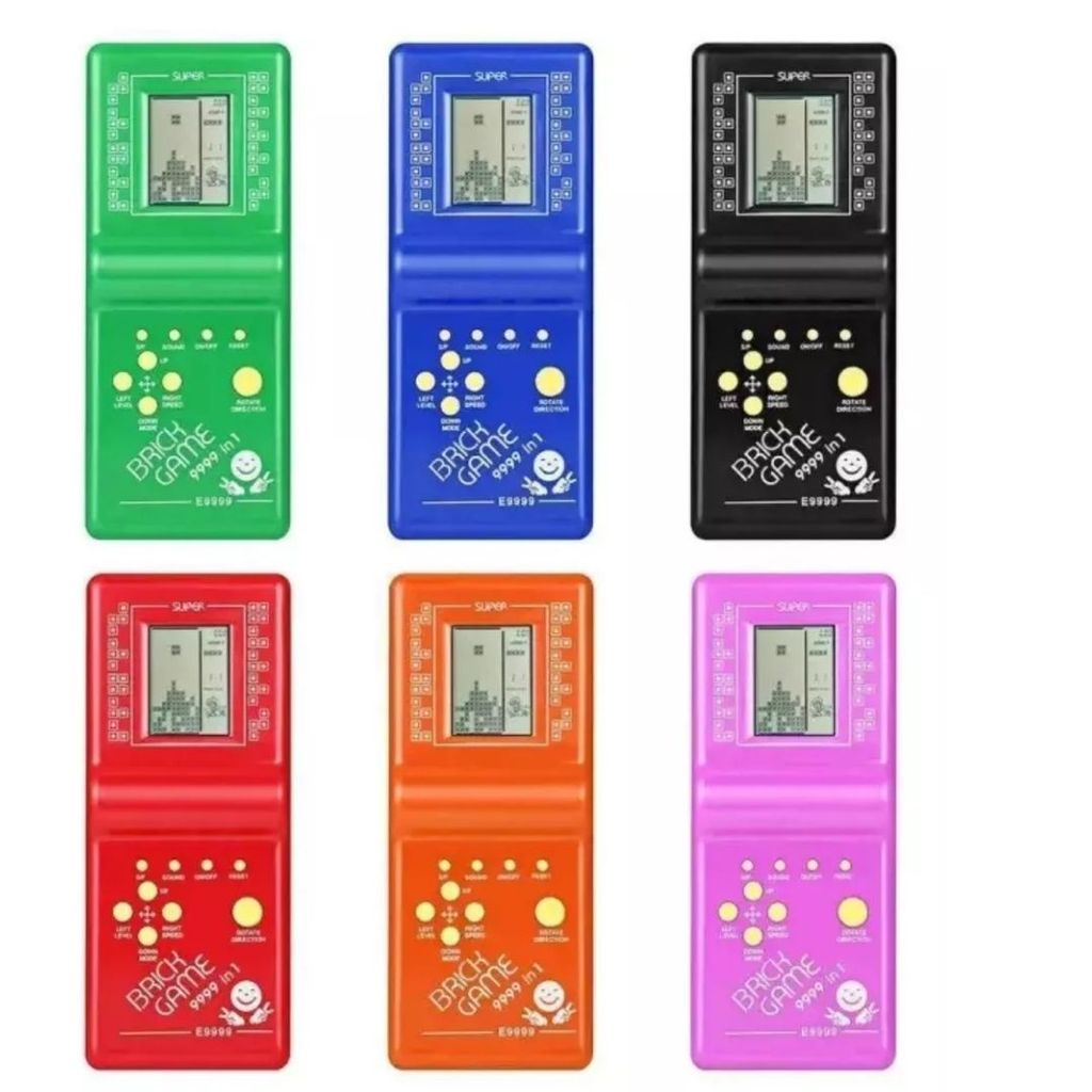 Mini Videogame Portátil Brick Game – Tetris Clássico com Tela LCD