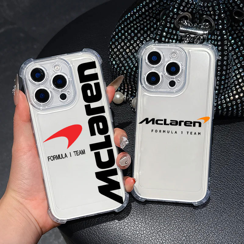 McLaren FORMULA I TEAM F1 Logo Capa De Telefone Transparente Para Samsung A57 A37 A56 5G A55 A54 A53 A17 A16 A15 A06 A07