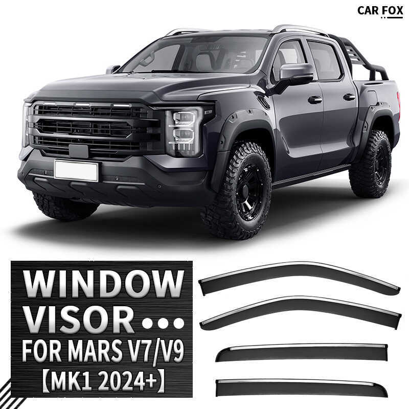 Adequado para Foton Mars V7/V9 viseira de janela ensolarado bloco de chuva Spoiler viseira solar