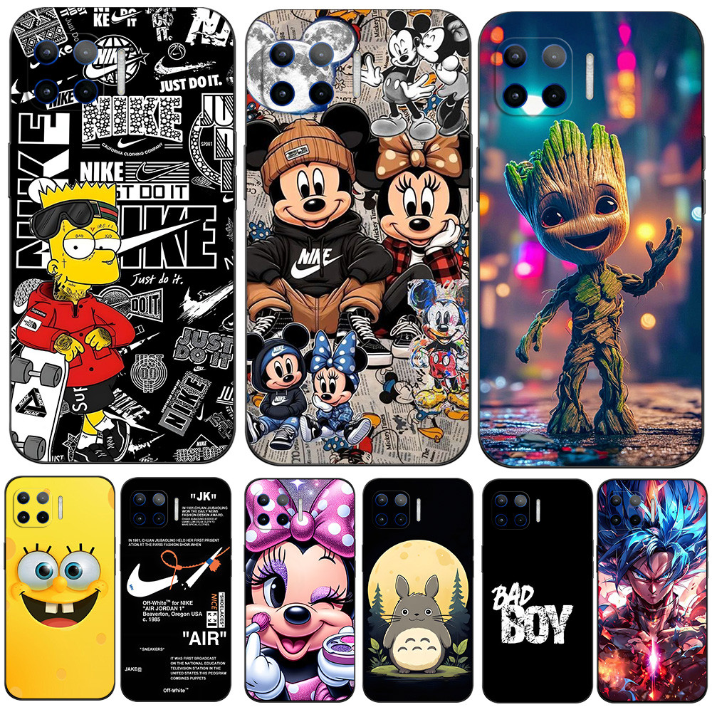 Para Motorola Moto G 5G Plus Caso De Silicone Macio Capa Traseira Telefone Protetor Preto Tpu Dos Desenhos Animados Boni em Oferta na Shopee