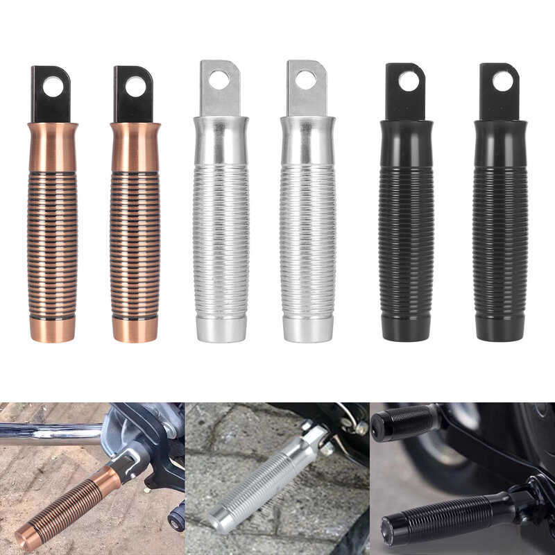 Pedais traseiros de liga de alumínio CNC modificados para motocicleta adequados para Harley Soft Tail Sports XL 883 1200