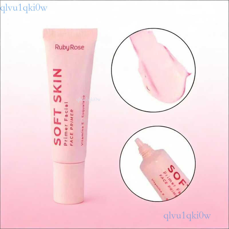 Primer Facial Ruby Rose Soft Skin - Suaviza e Uniformiza a Pele para Maquiagem Perfeita HB-M1700 ✨ki0ww