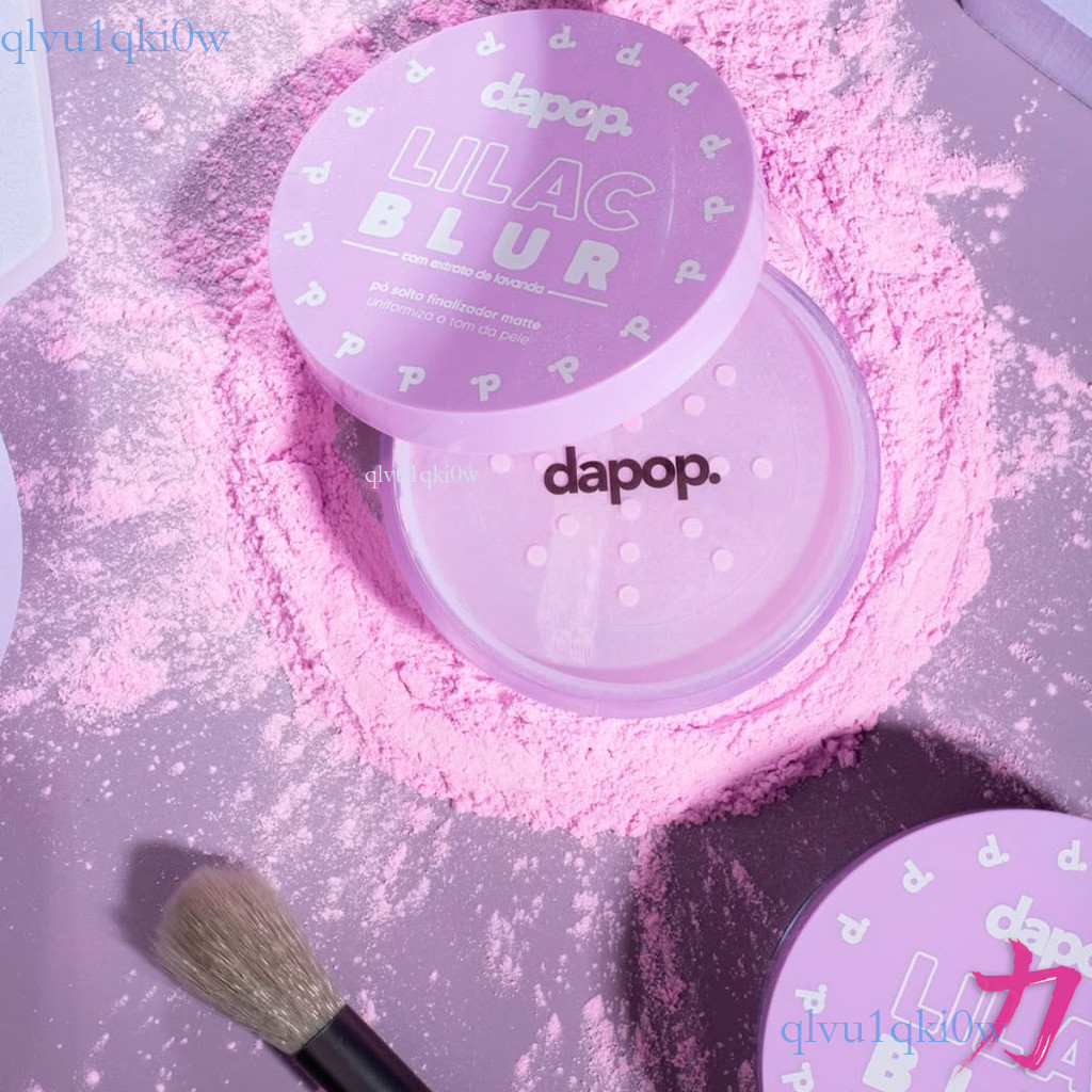 ✨ki0ww Dapop Kit Pó Lilac Blur 1/2/3 – Suave Foco Efeito Blur Controle Oleosidade Iluminação Natural – Código DP2381