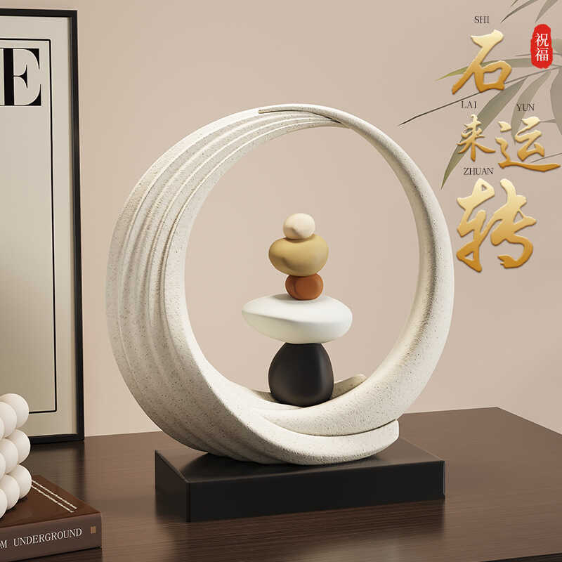 Dinheiro rolando novo escritório chinês Desktop acessórios para casa Housewarming novo presente para casa sala estar dec