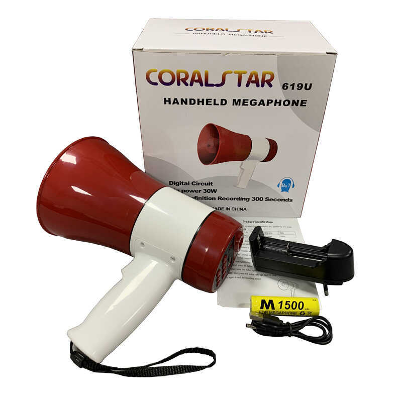 Amplificador megaphone Bluetooth U disco cartão gravação Loop Play alto-falante comércio exterior Hheld megaphone